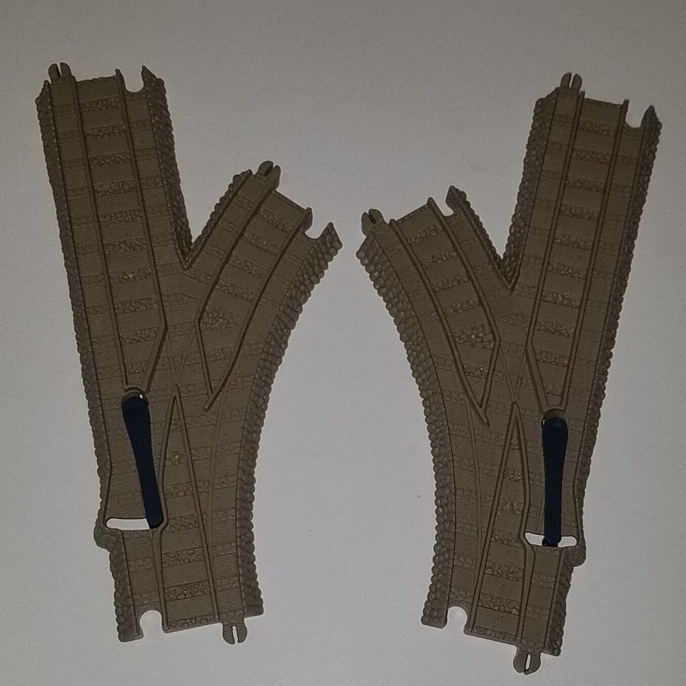 2 Gullane Brown Train Track Switch Lot 8.5" Thomas Tank Engine 2009